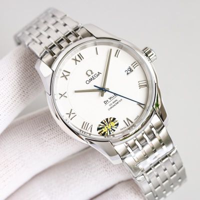 Omega De Ville 8500 Movement 41MM Diamater White Dial Watch